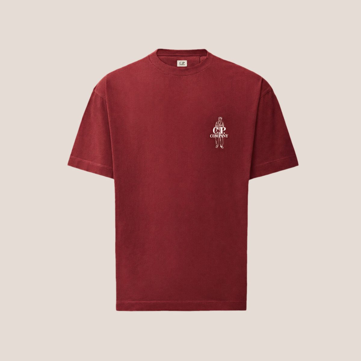 C.P. Company 30/1 Jersey Short Sleeve Comfort Logo T-Shirt