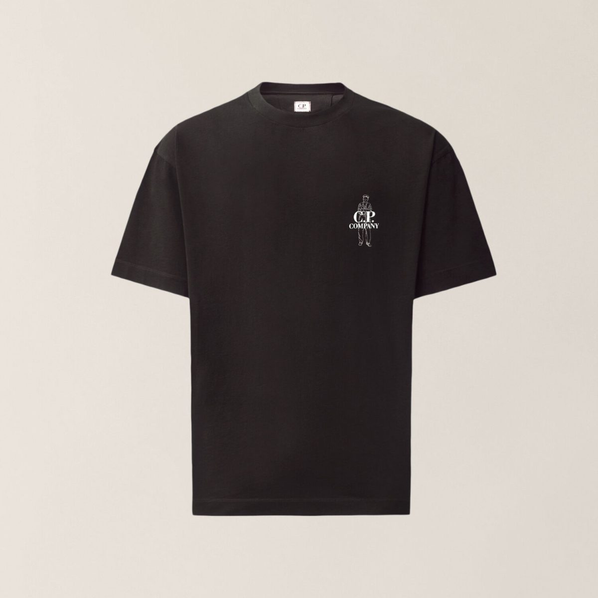 C.P. Company 30/1 Jersey Short Sleeve Comfort Logo T-Shirt