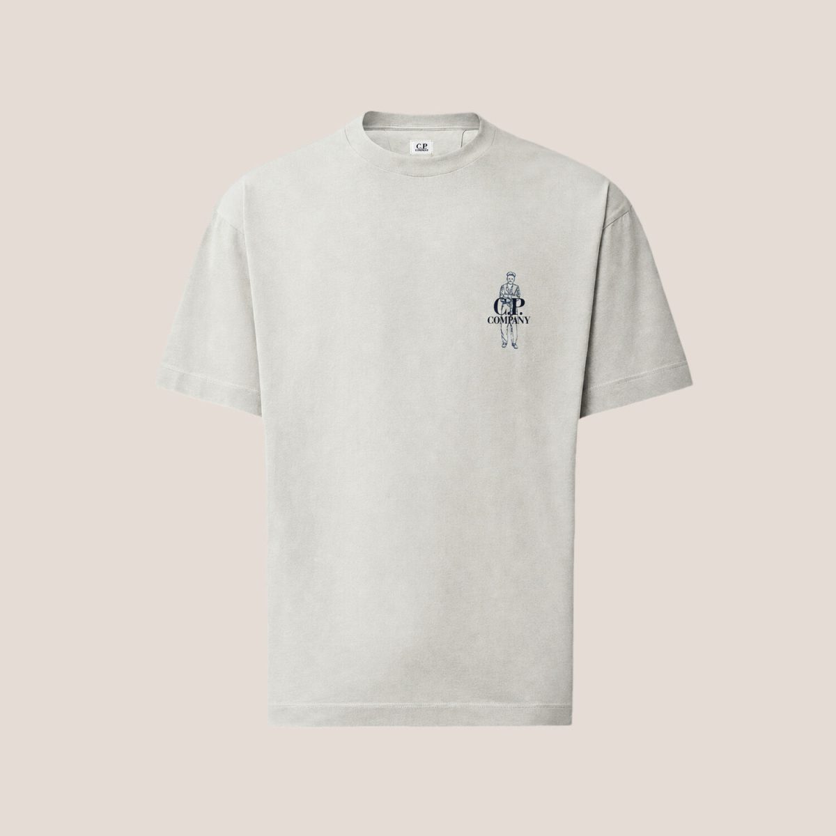 C.P. Company 30/1 Jersey Short Sleeve Comfort Logo T-Shirt