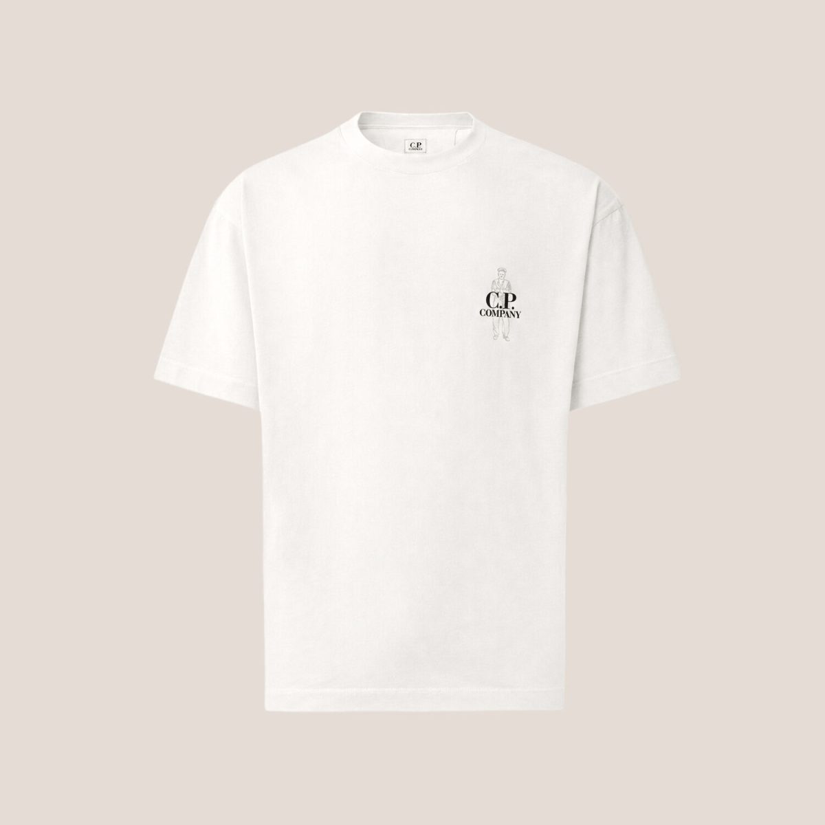 C.P. Company 30/1 Jersey Short Sleeve Comfort Logo T-Shirt