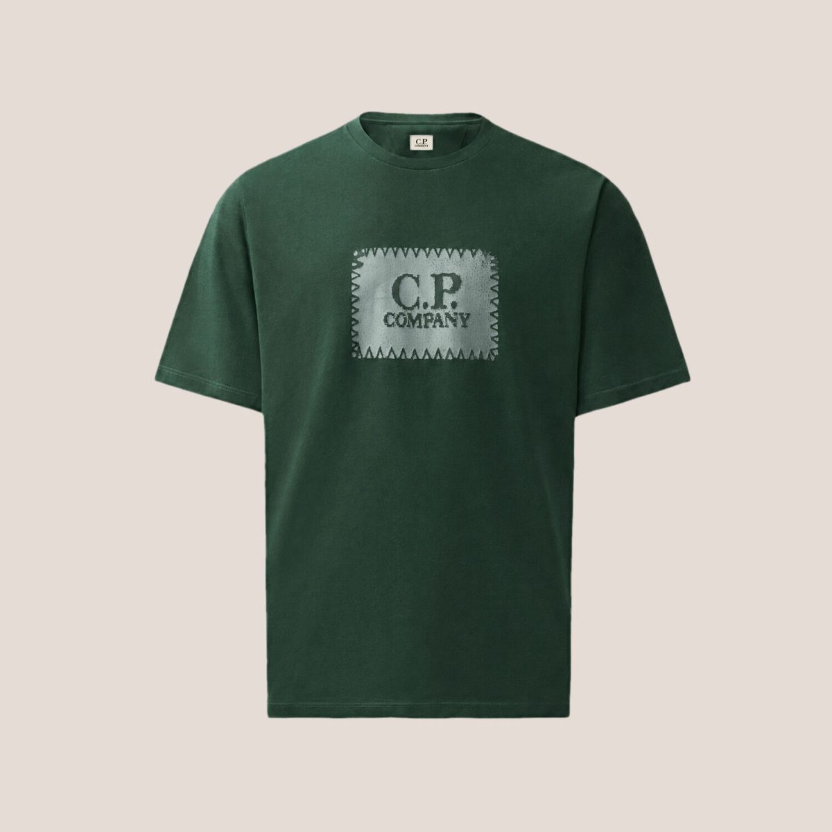 C.P. Company 30/1 Jersey Short Sleeve Logo Label T-Shirt