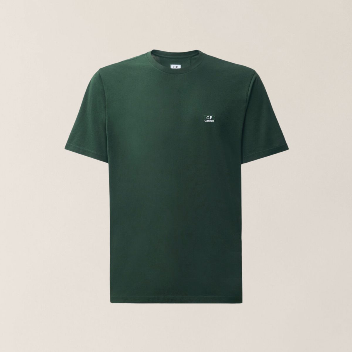 C.P. Company 30/1 Jersey Short Sleeve Logo Patch T-Shirt