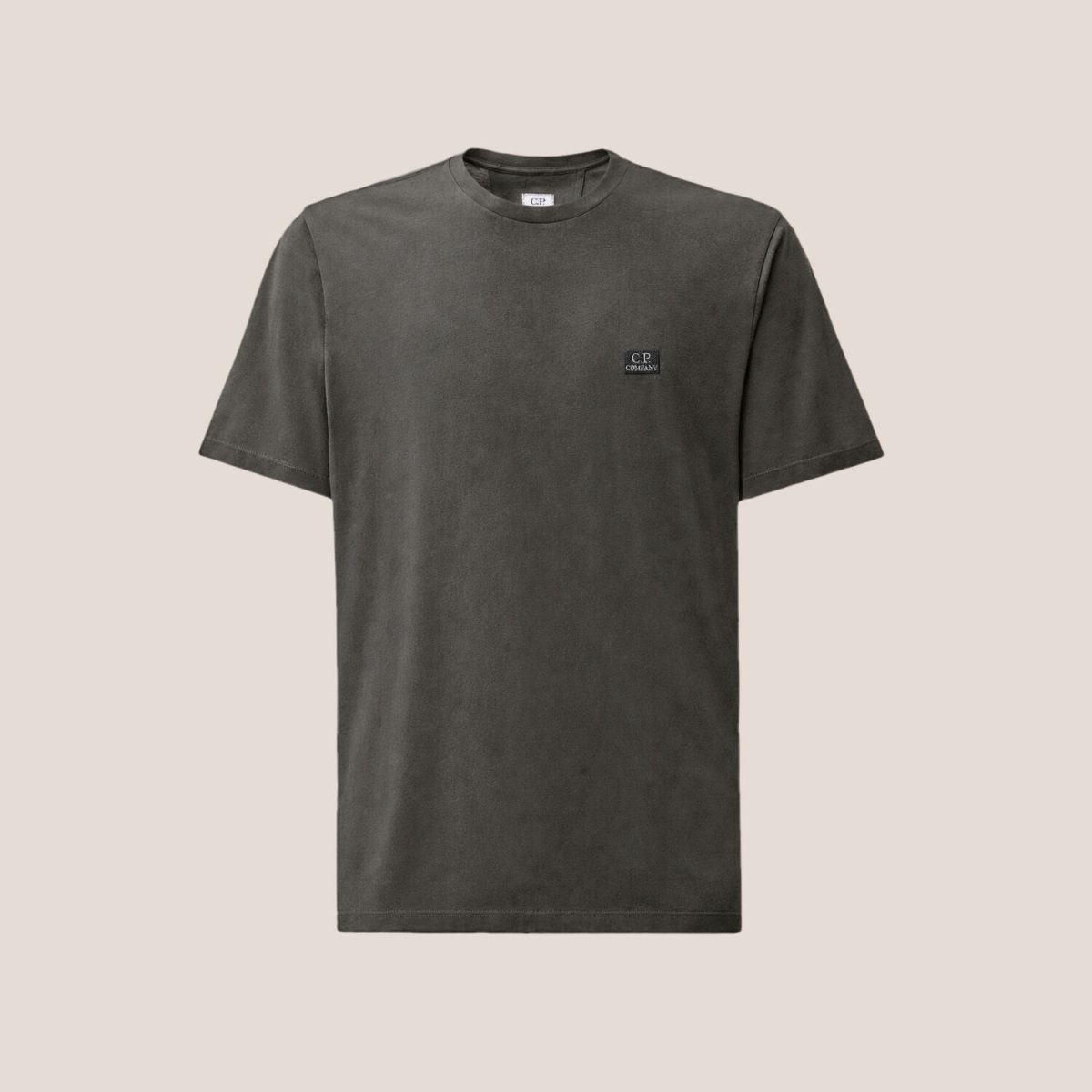 C.P. Company 30/1 Jersey Short Sleeve Logo Patch T-Shirt