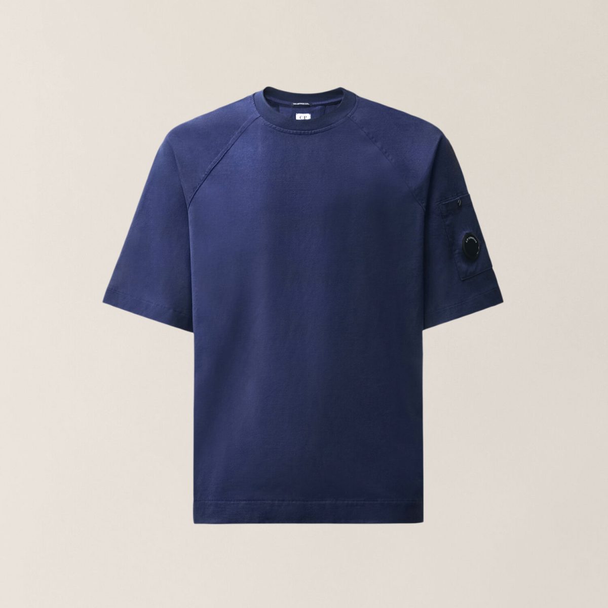 C.P. Company 30/2 Mercerized Jersey Twisted Lens Short Sleeve T-Shirt