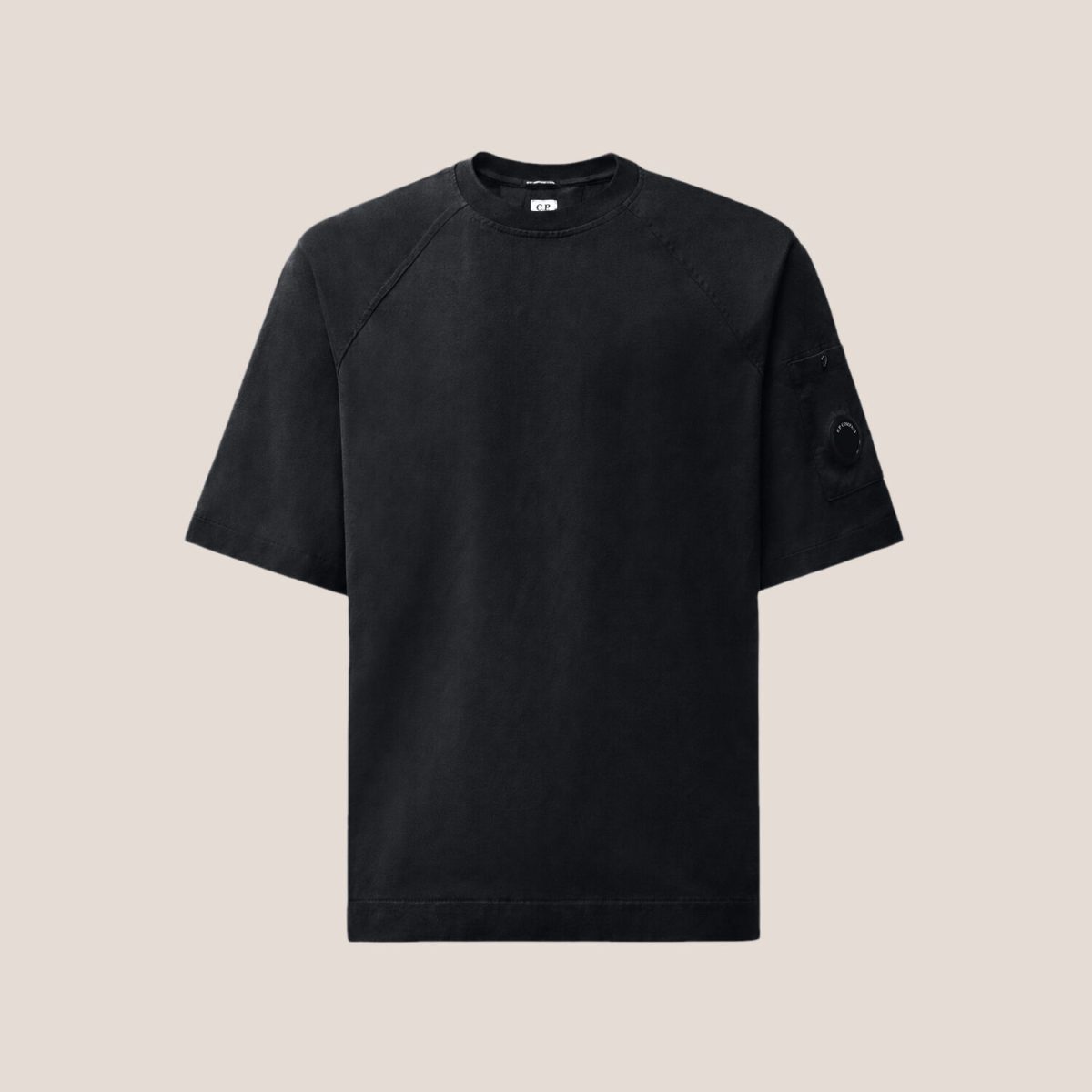 C.P. Company 30/2 Mercerized Jersey Twisted Lens Short Sleeve T-Shirt