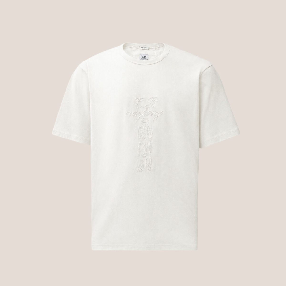 C.P. Company 30/2 Mercerized Jersey Twisted Short Sleeve British Sailor T-Shirt