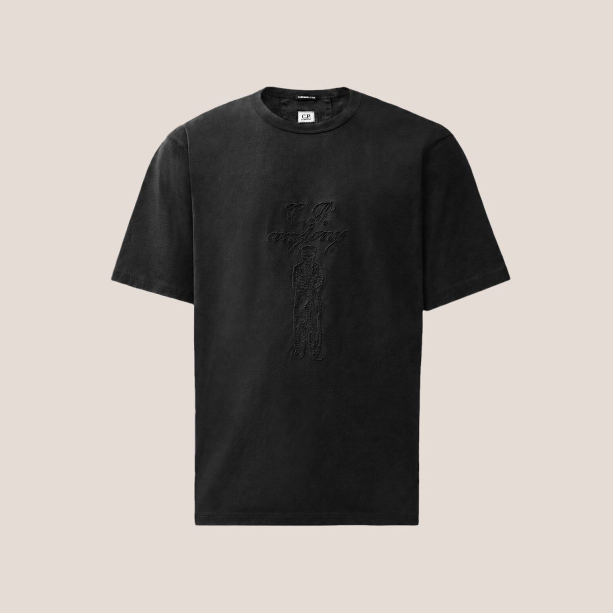 C.P. Company 30/2 Mercerized Jersey Twisted Short Sleeve British Sailor T-Shirt