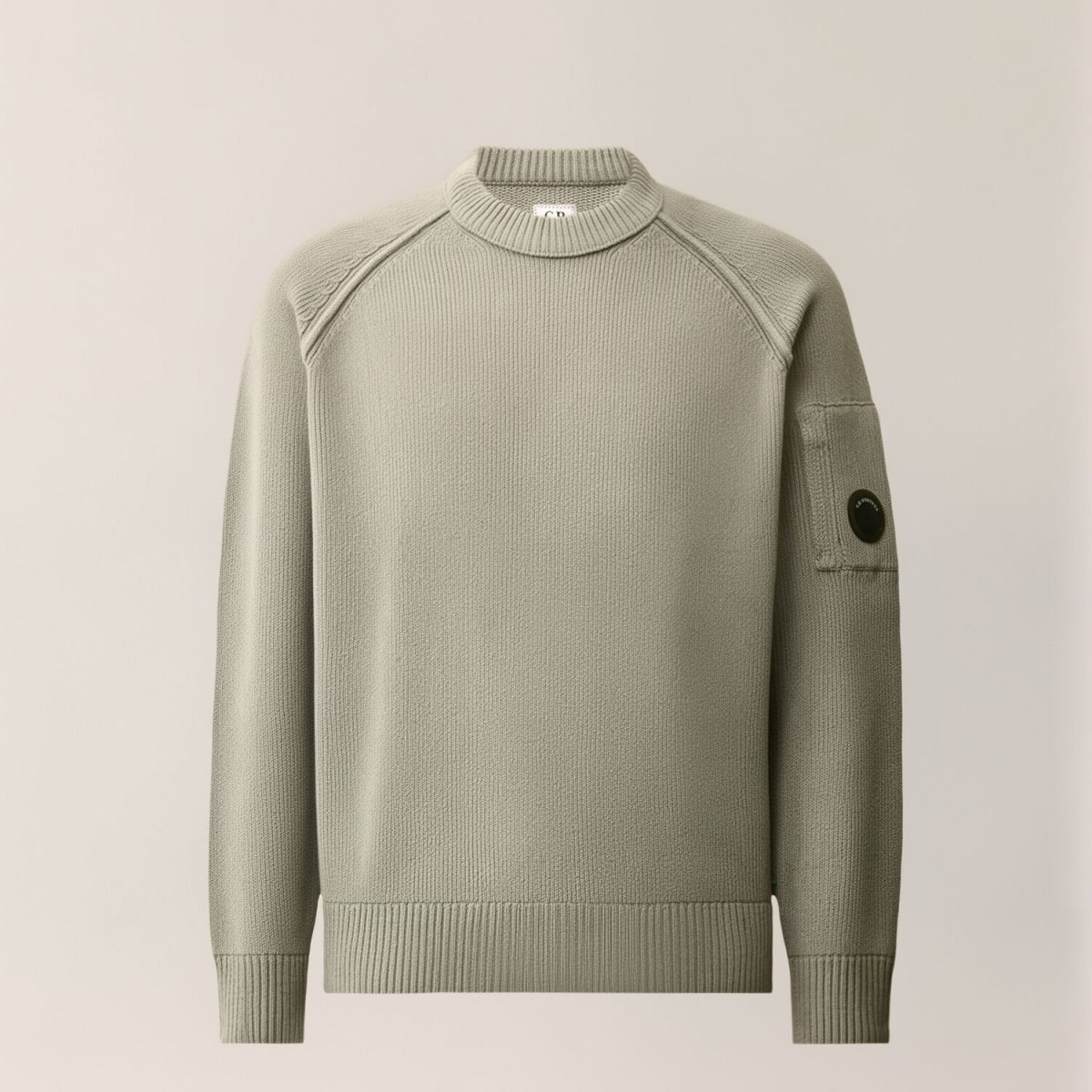 C.P. Company Chenille Cotton Lens Crewneck Sweater