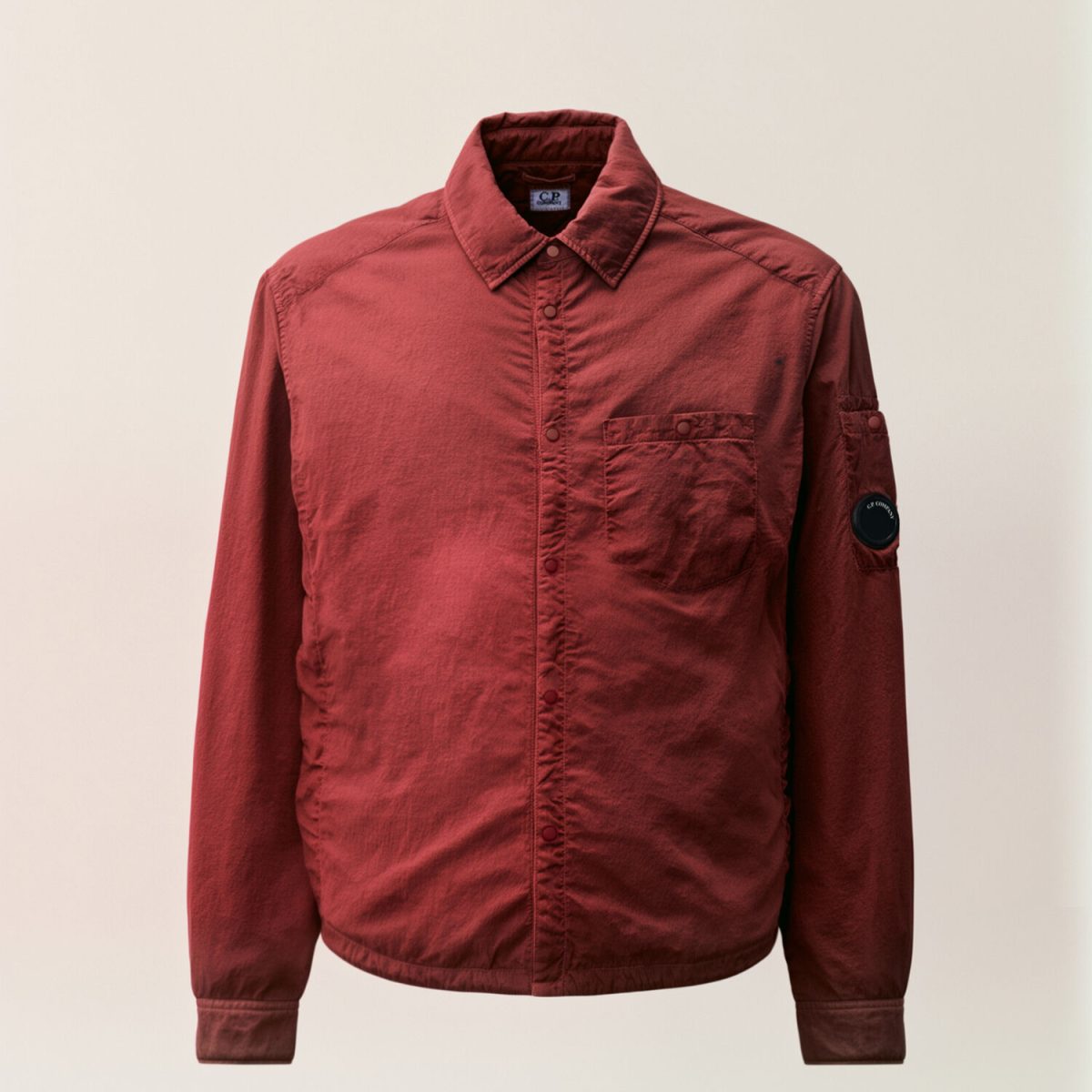 C.P. Company Chrome-R Lens Padded Button Overshirt