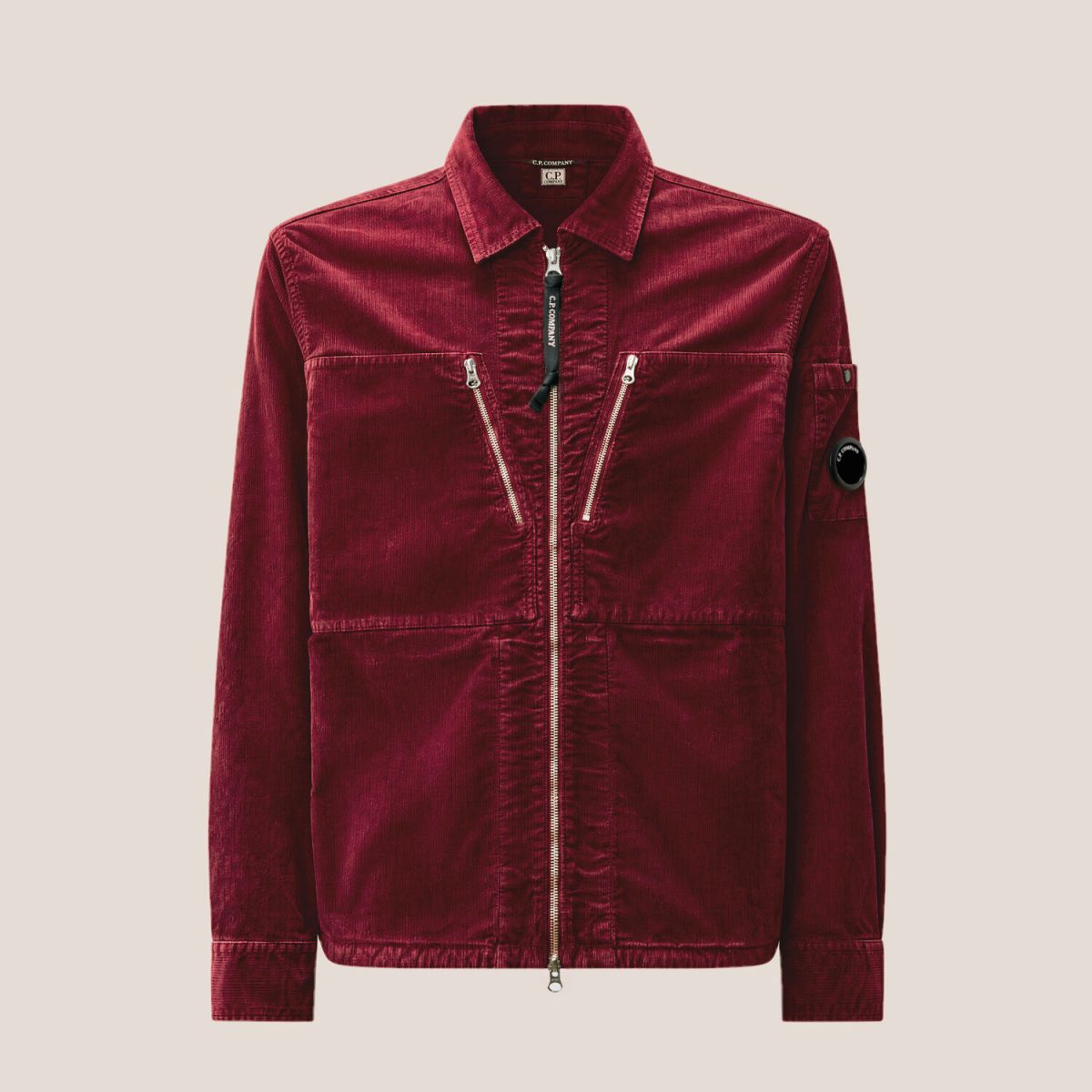 C.P. Company Corduroy Lens Zipped Overshirt