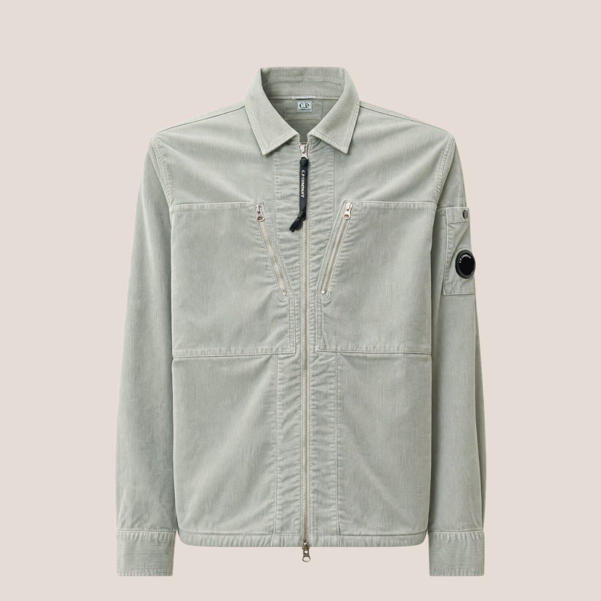 C.P. Company Corduroy Lens Zipped Overshirt