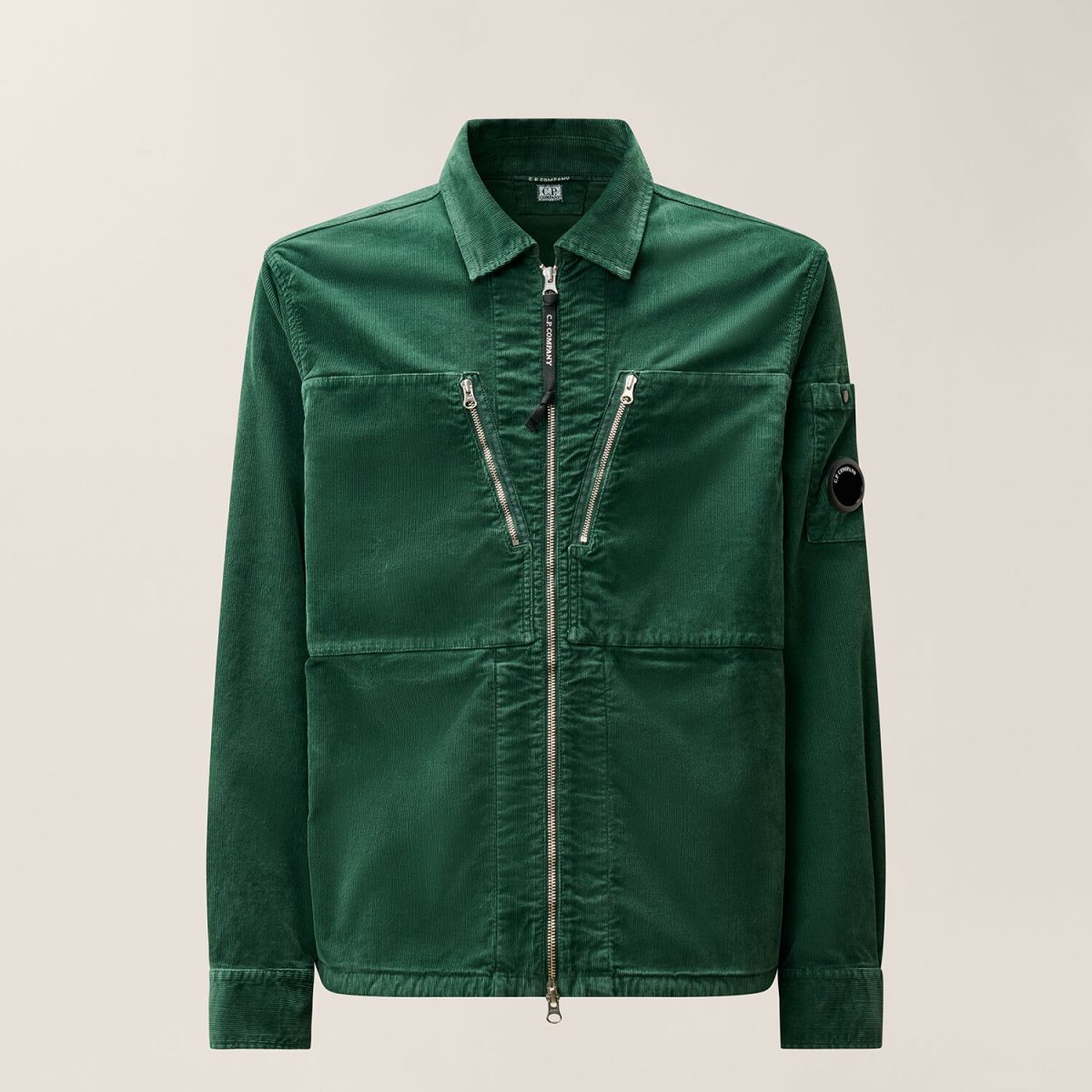 C.P. Company Corduroy Lens Zipped Overshirt