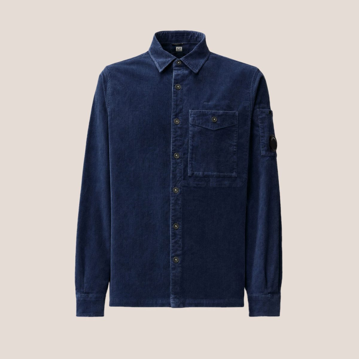 C.P. Company Corduroy Long Sleeve Lens Button Shirt