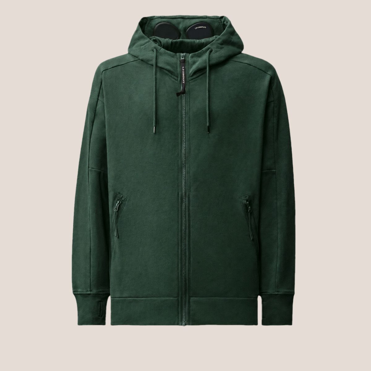 C.P. Company Diagonal Raised Fleece Goggle Zip Sweatshirt