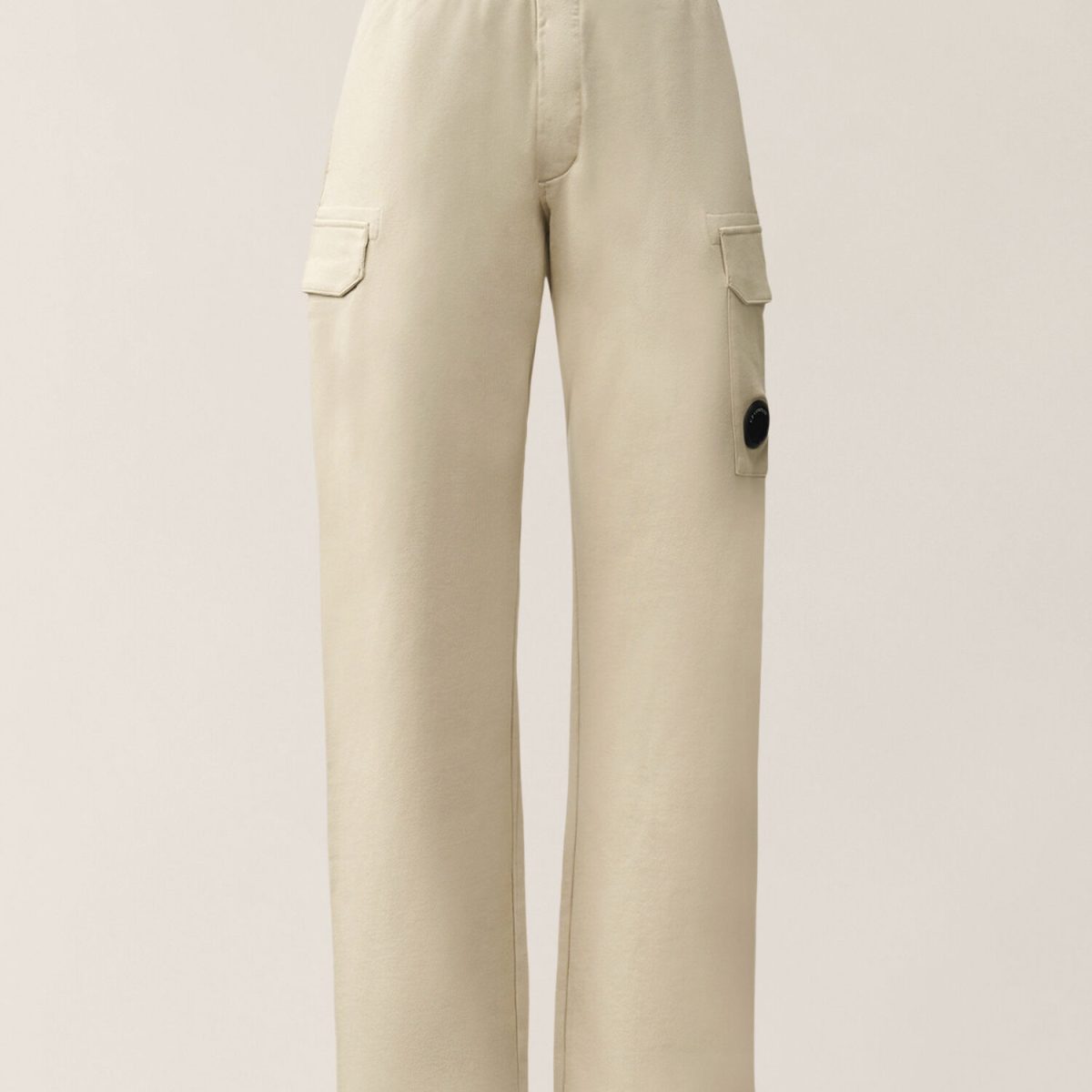 C.P. Company Diagonal Raised Fleece Lens Cargo Sweatpants