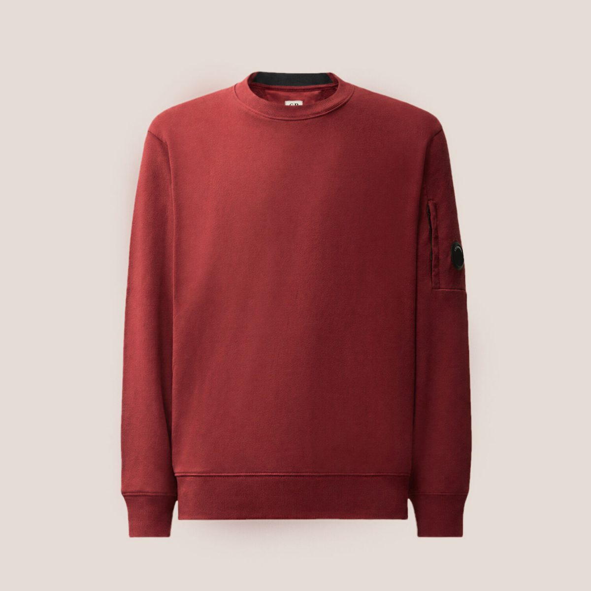 C.P. Company Diagonal Raised Fleece Lens Crewneck Sweatshirt