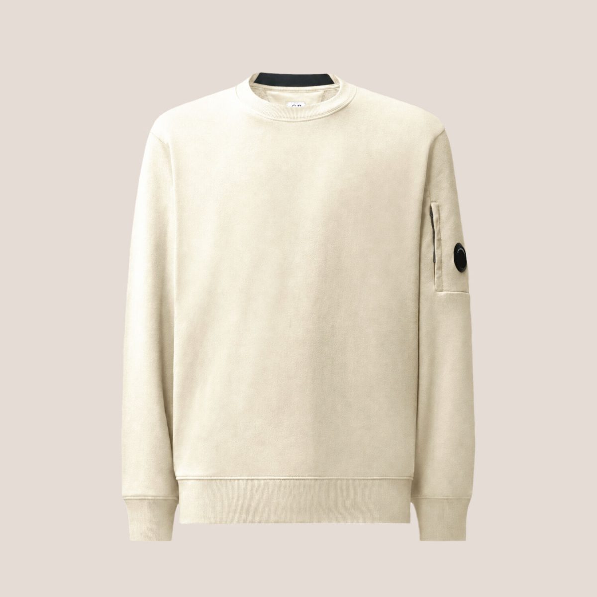 C.P. Company Diagonal Raised Fleece Lens Crewneck Sweatshirt