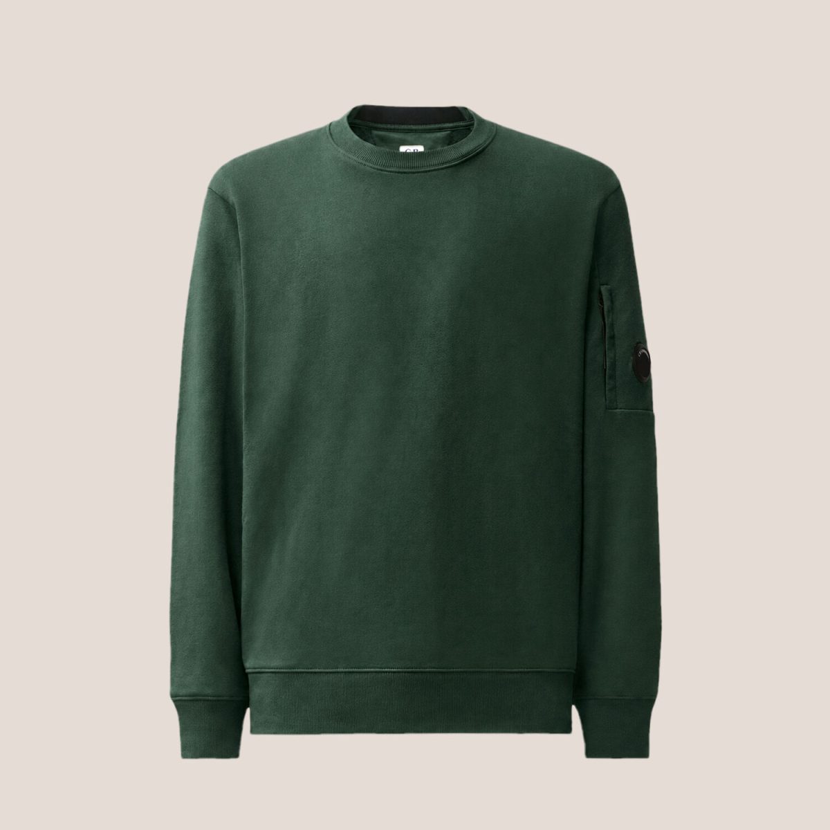 C.P. Company Diagonal Raised Fleece Lens Crewneck Sweatshirt