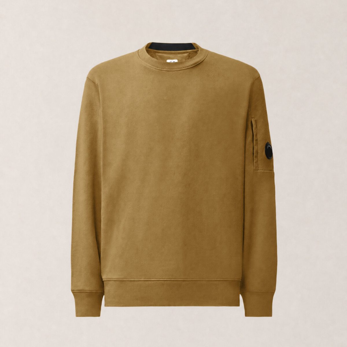 C.P. Company Diagonal Raised Fleece Lens Crewneck Sweatshirt