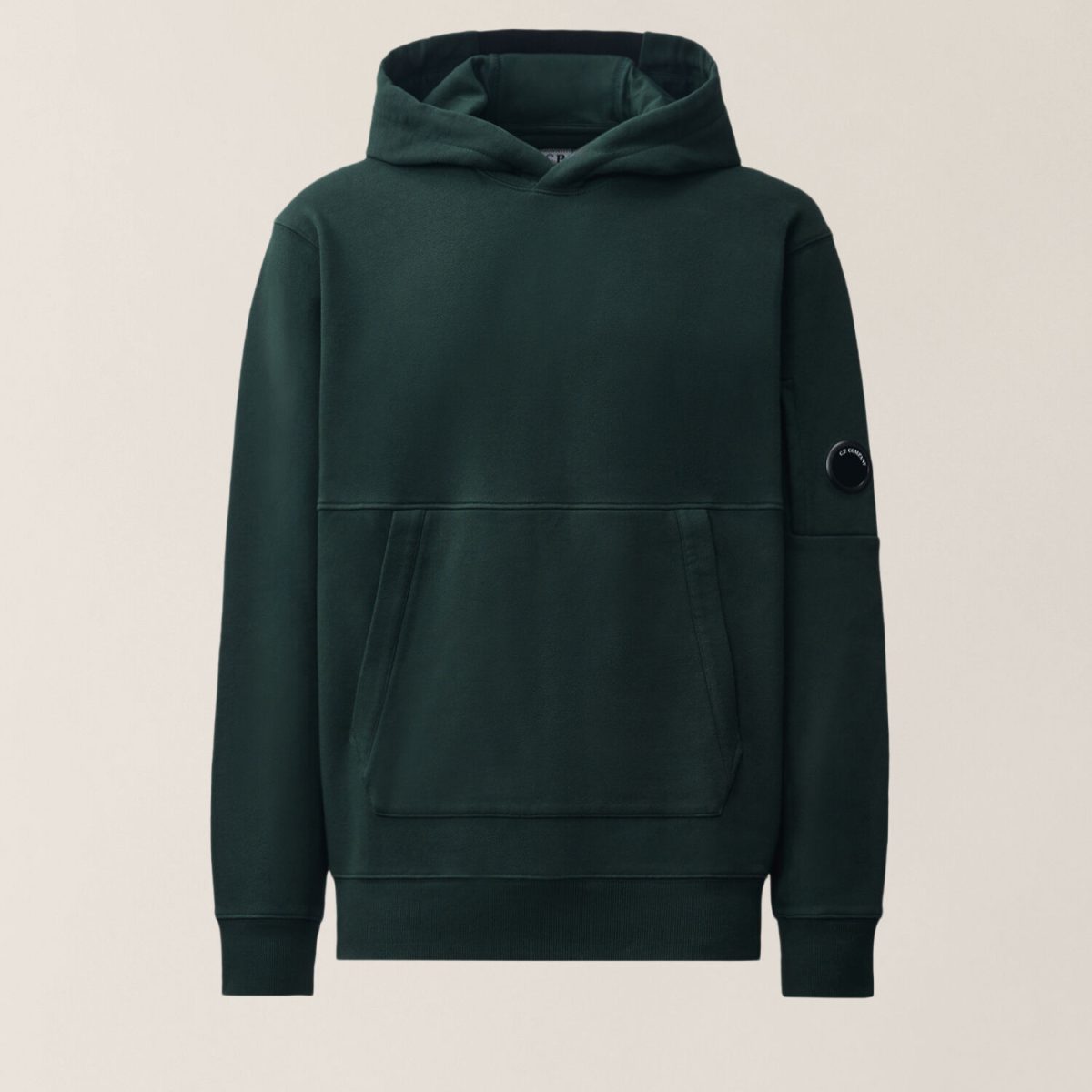 C.P. Company Diagonal Raised Fleece Lens Hooded Sweatshirt