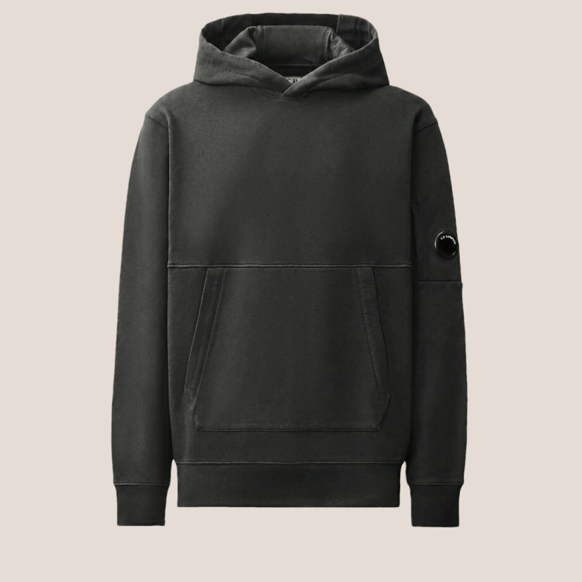 C.P. Company Diagonal Raised Fleece Lens Hooded Sweatshirt