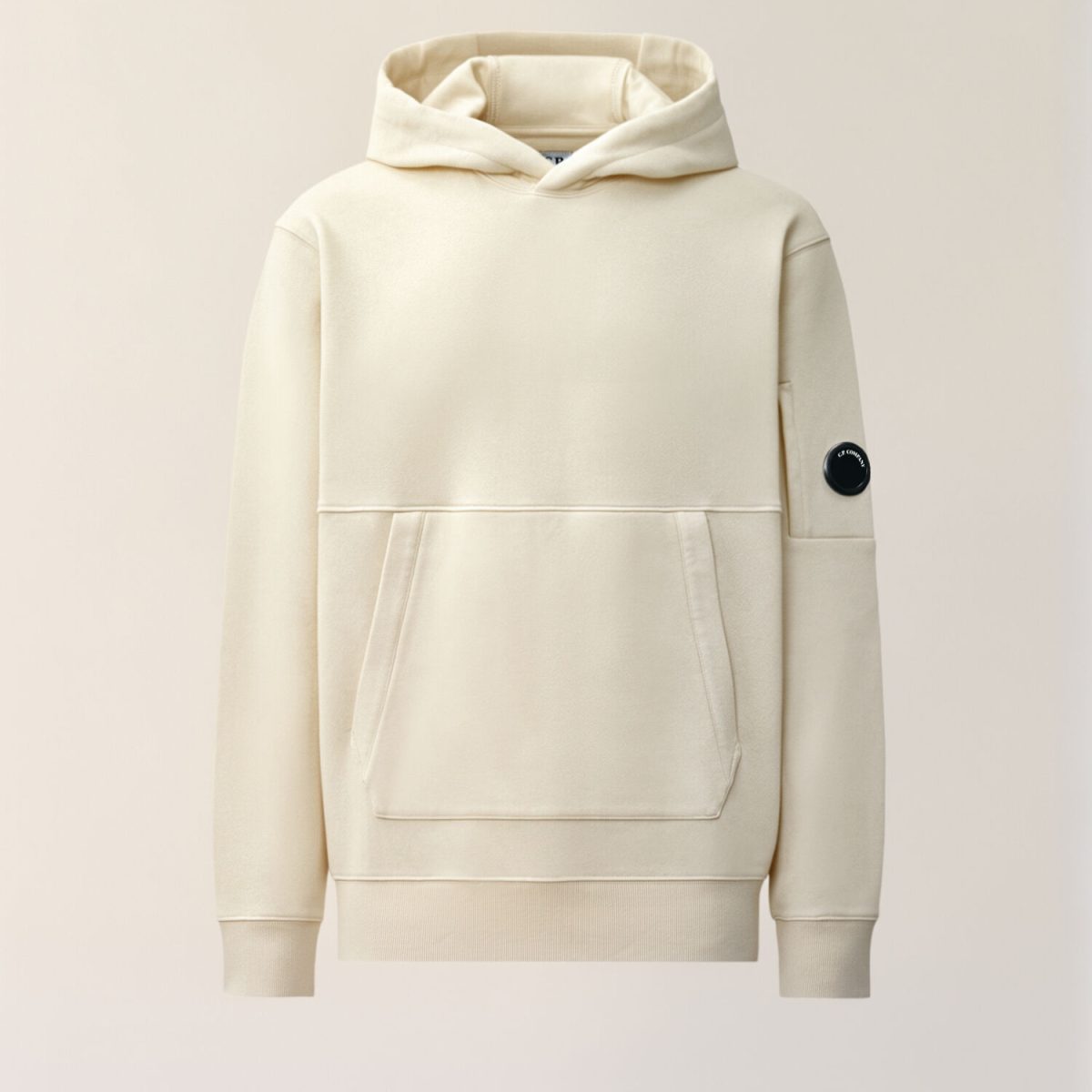 C.P. Company Diagonal Raised Fleece Lens Hooded Sweatshirt