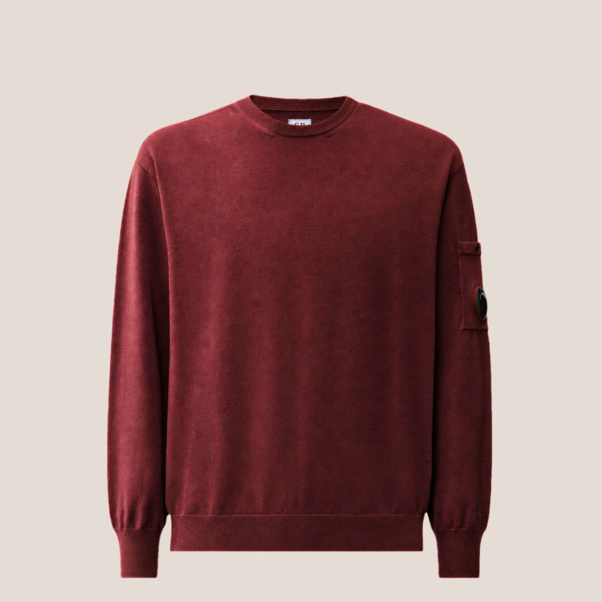 C.P. Company Extrafine Merino Wool Lens Crewneck Sweater