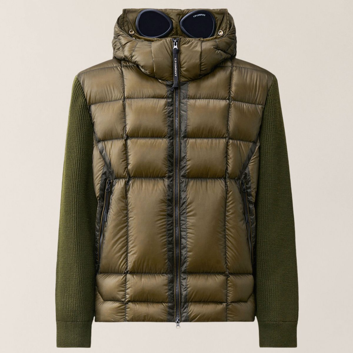C.P. Company Extrafine Merino Wool Mixed Goggle Sweater