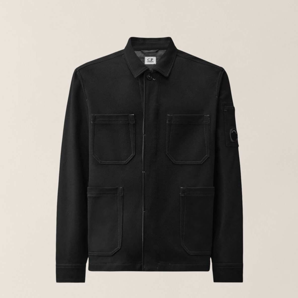 C.P. Company Felted Wool Lens Field Overshirt