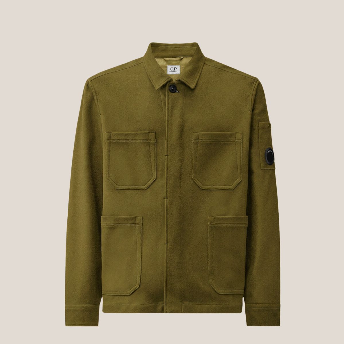 C.P. Company Felted Wool Lens Field Overshirt