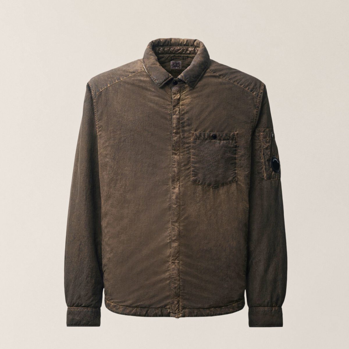 C.P. Company Flatt Nylon Lens Re-Colour Overshirt