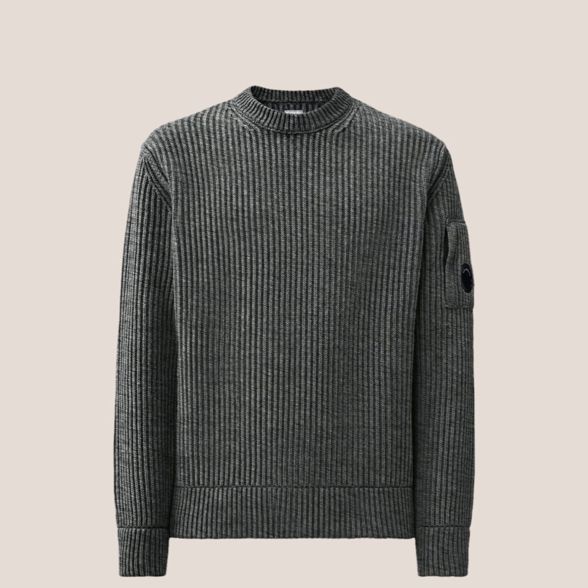 C.P. Company Lambswool Lens Crewneck Sweater