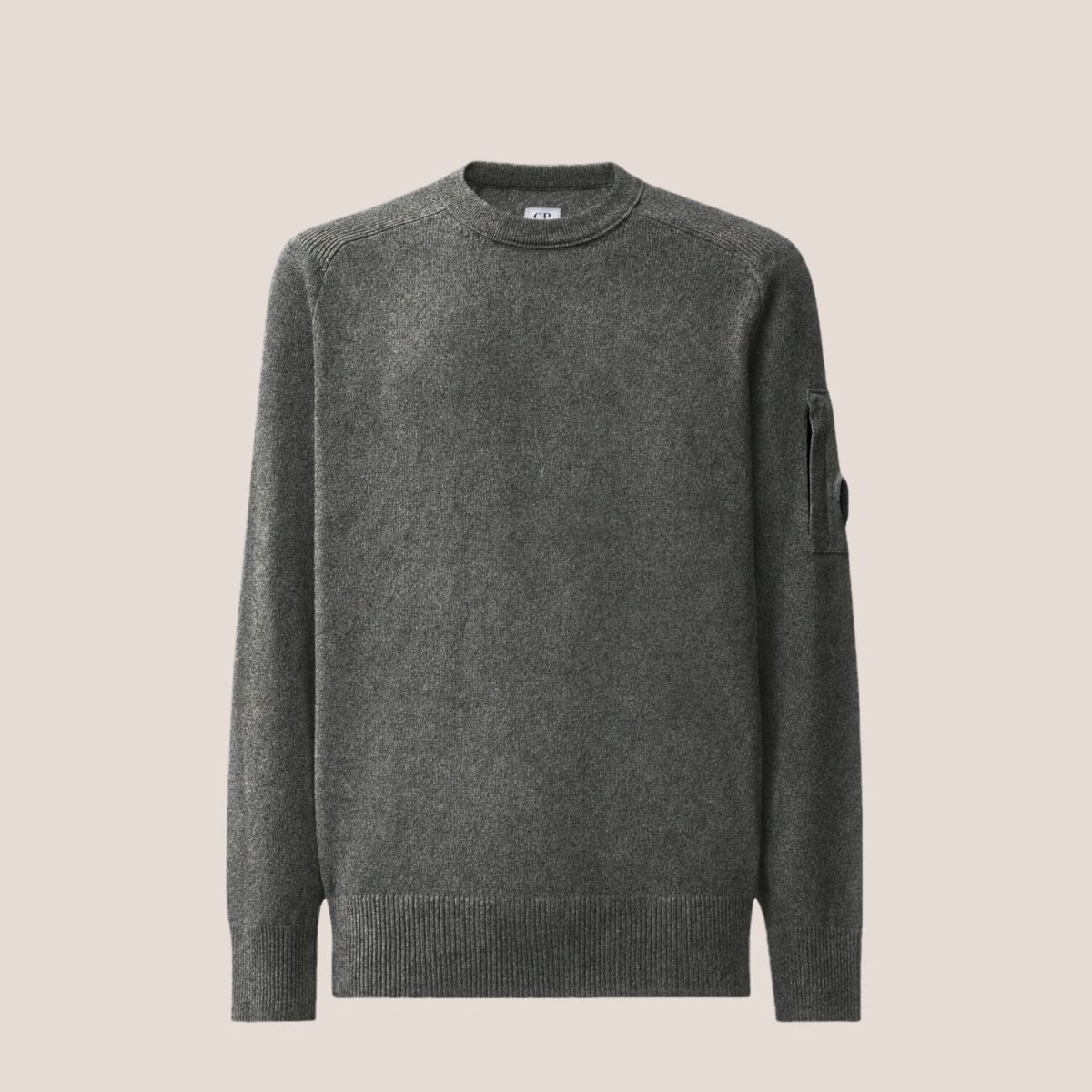 C.P. Company Lambswool Lens Crewneck Sweater