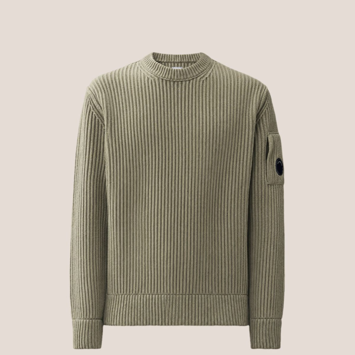C.P. Company Lambswool Lens Crewneck Sweater