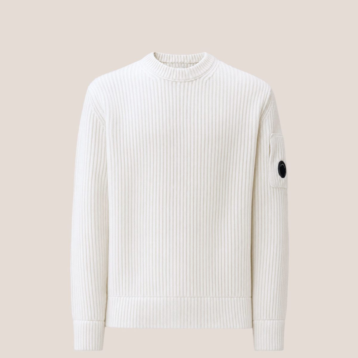 C.P. Company Lambswool Lens Crewneck Sweater