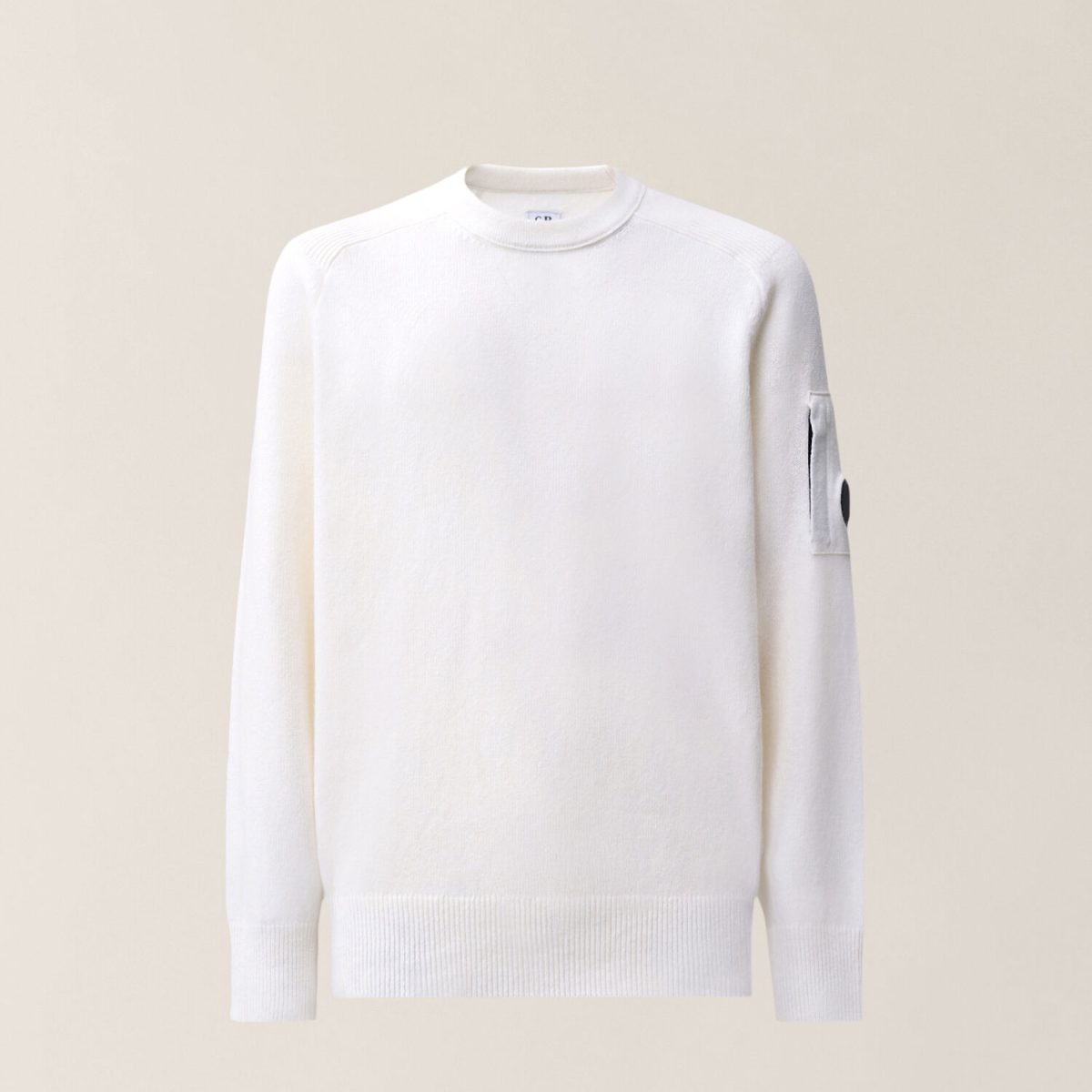 C.P. Company Lambswool Lens Crewneck Sweater