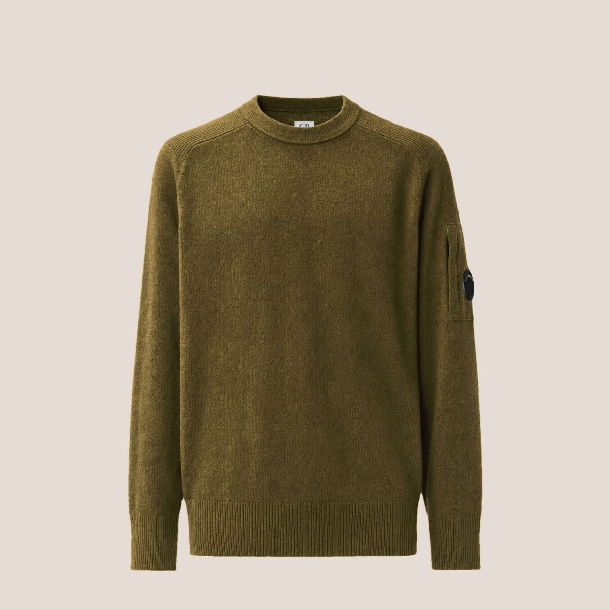 C.P. Company Lambswool Lens Crewneck Sweater