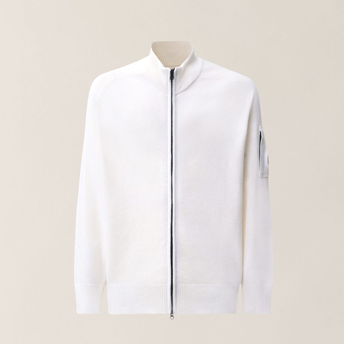 C.P. Company Lambswool Lens Zipped Sweater