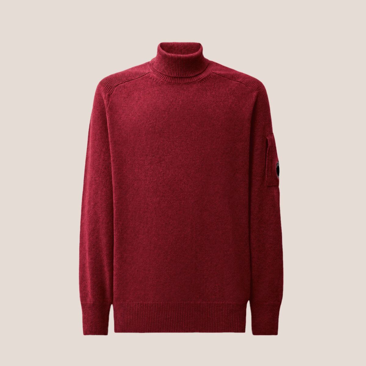 C.P. Company Lambswool Turtleneck Lens Sweater