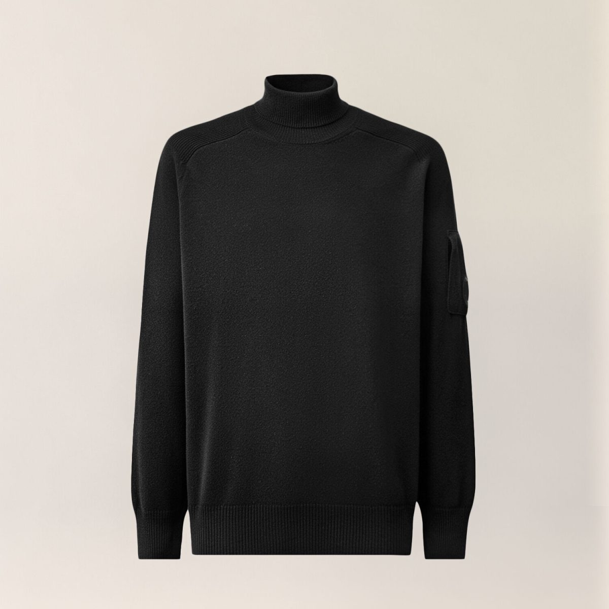 C.P. Company Lambswool Turtleneck Lens Sweater