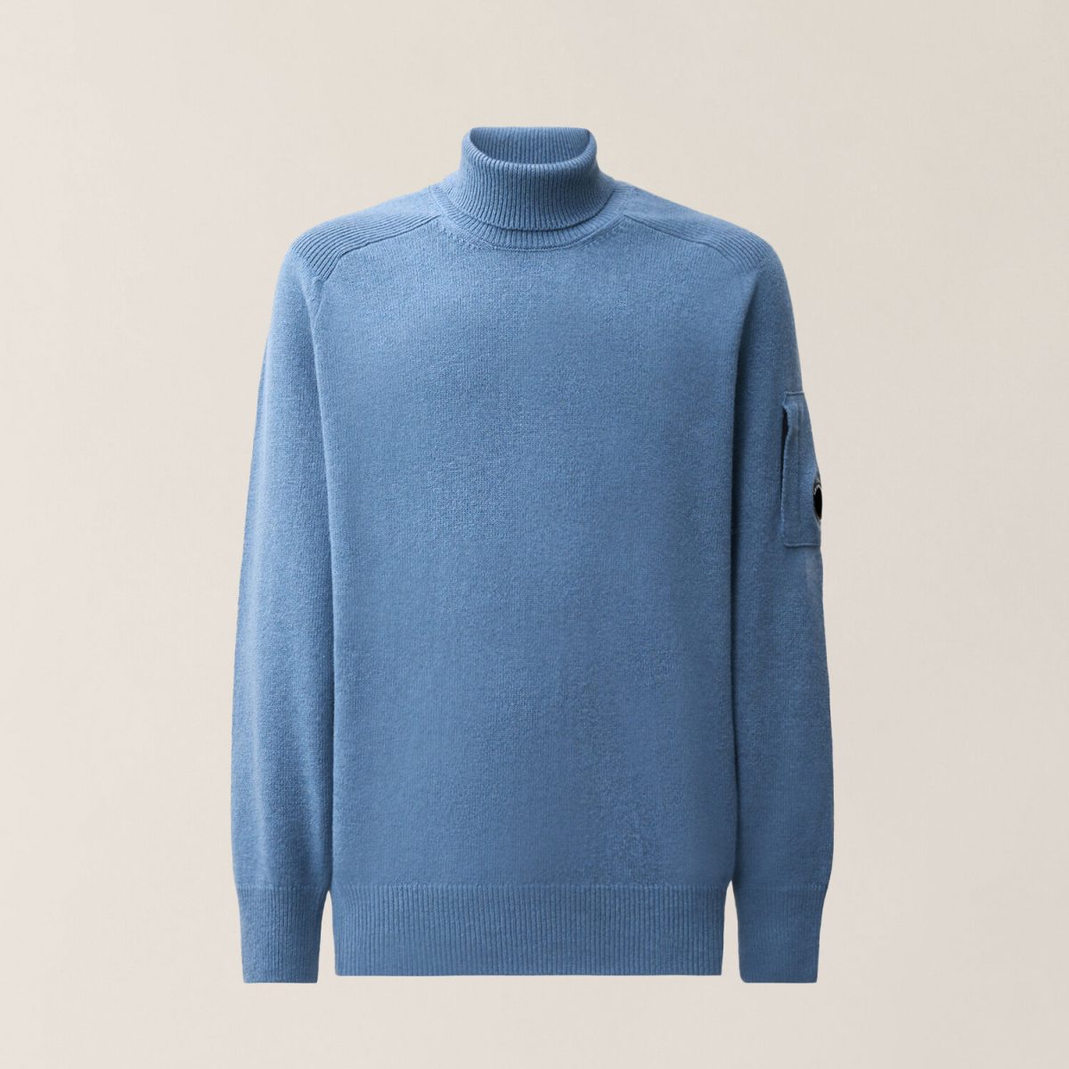 C.P. Company Lambswool Turtleneck Lens Sweater