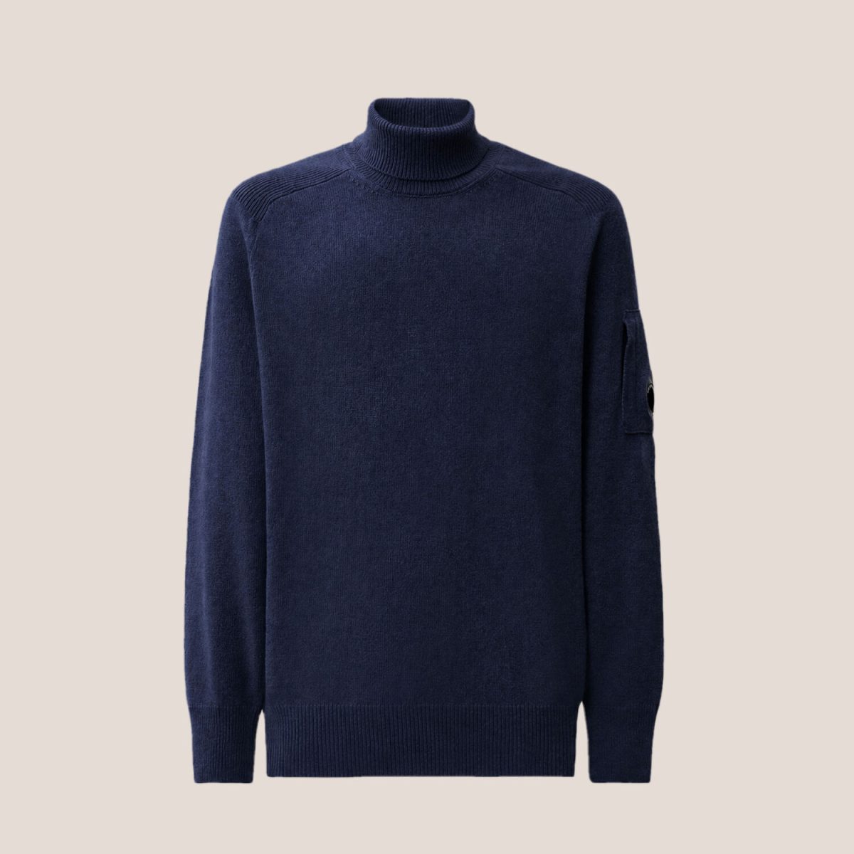 C.P. Company Lambswool Turtleneck Lens Sweater