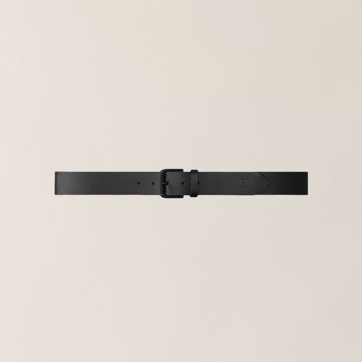 C.P. Company Leather Logo Belt