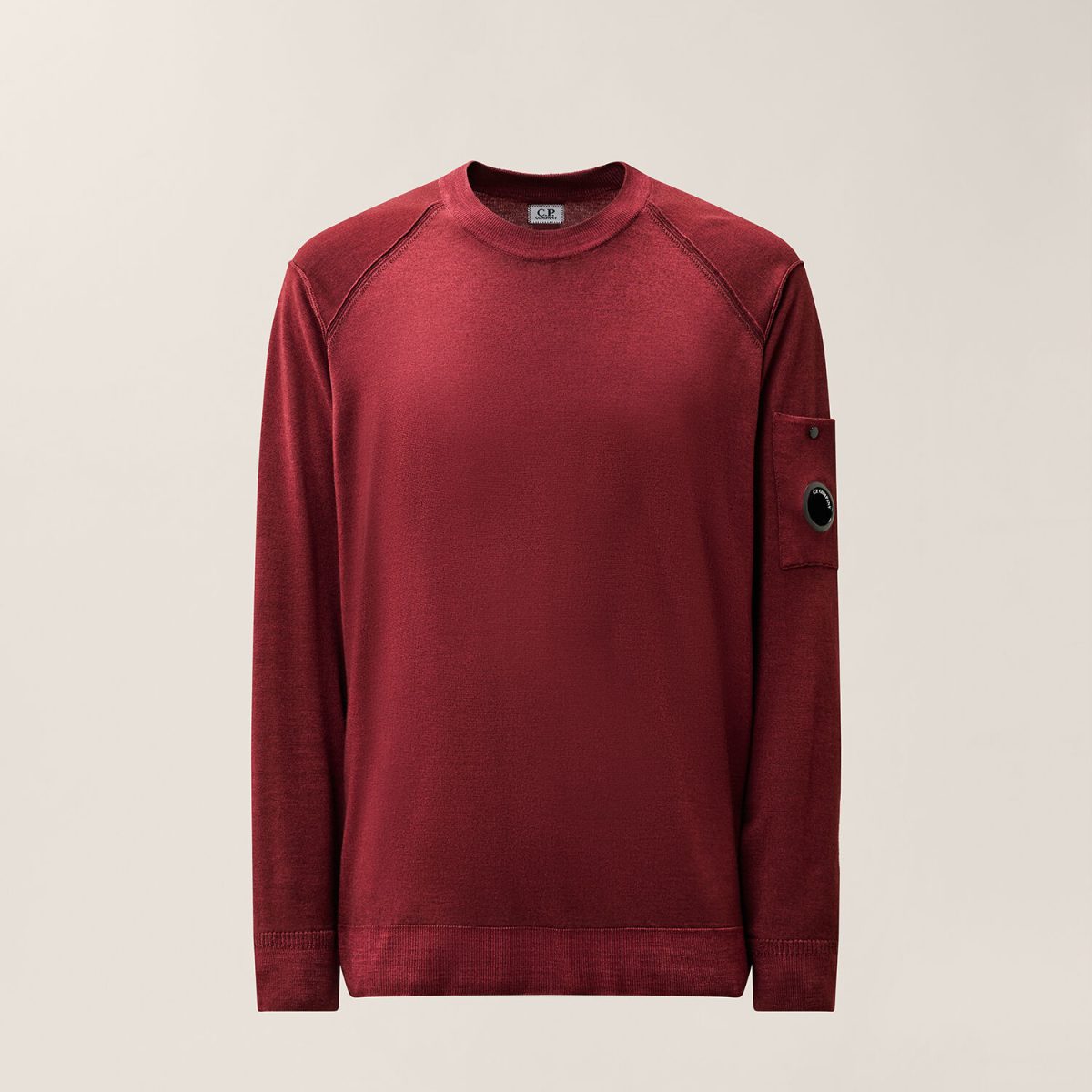 C.P. Company Merino Wool Lens Crewneck Sweater