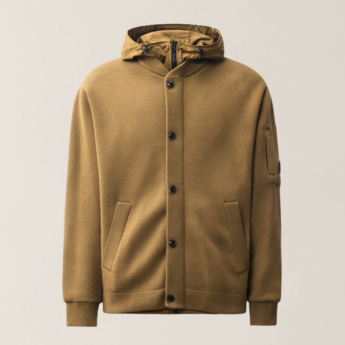 C.P. Company Merino Wool Mixed Reversible Cardigan