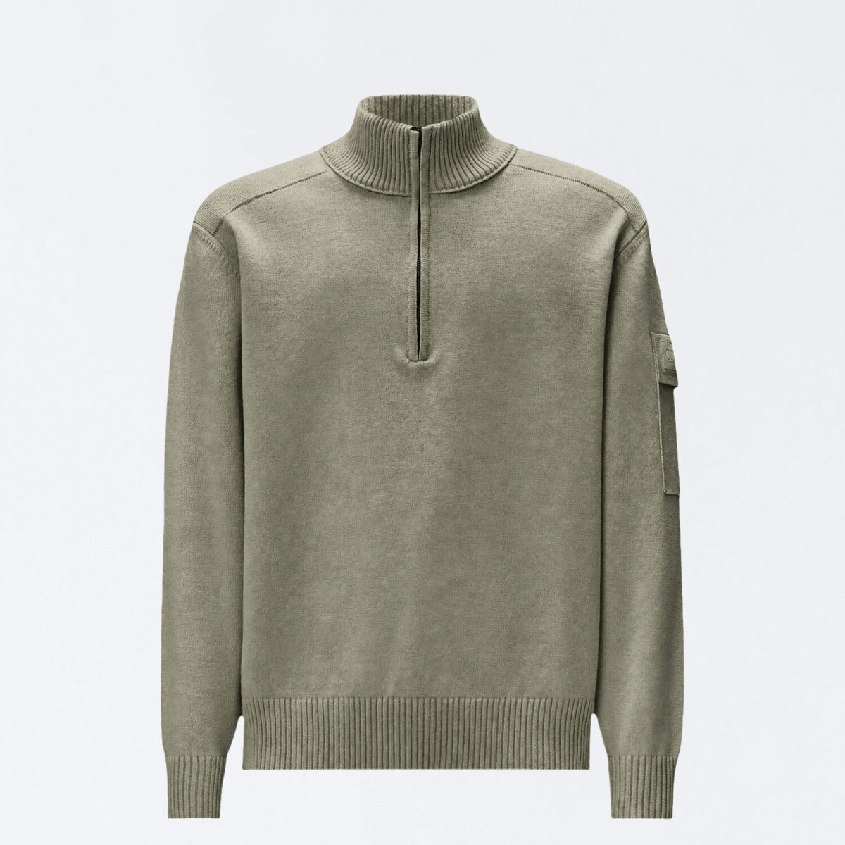 C.P. Company Metropolis Series Extrafine Merino Wool Half Zip Sweater