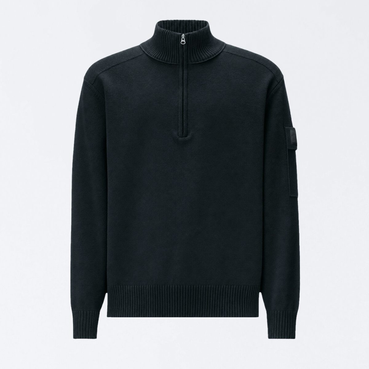 C.P. Company Metropolis Series Extrafine Merino Wool Half Zip Sweater