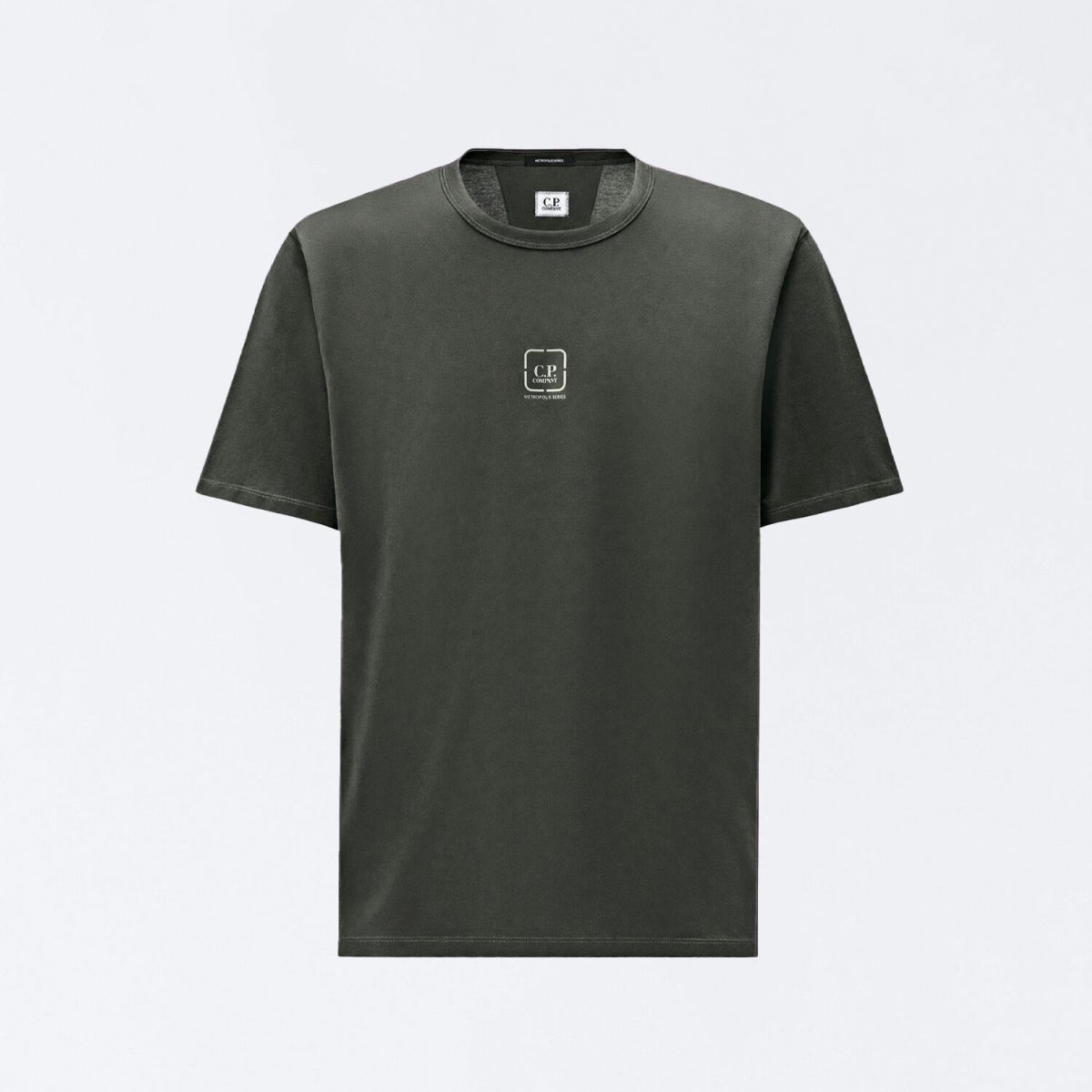 C.P. Company Metropolis Series Mercerized Jersey Printed Short Sleeve Crewneck Badge T-Shirt