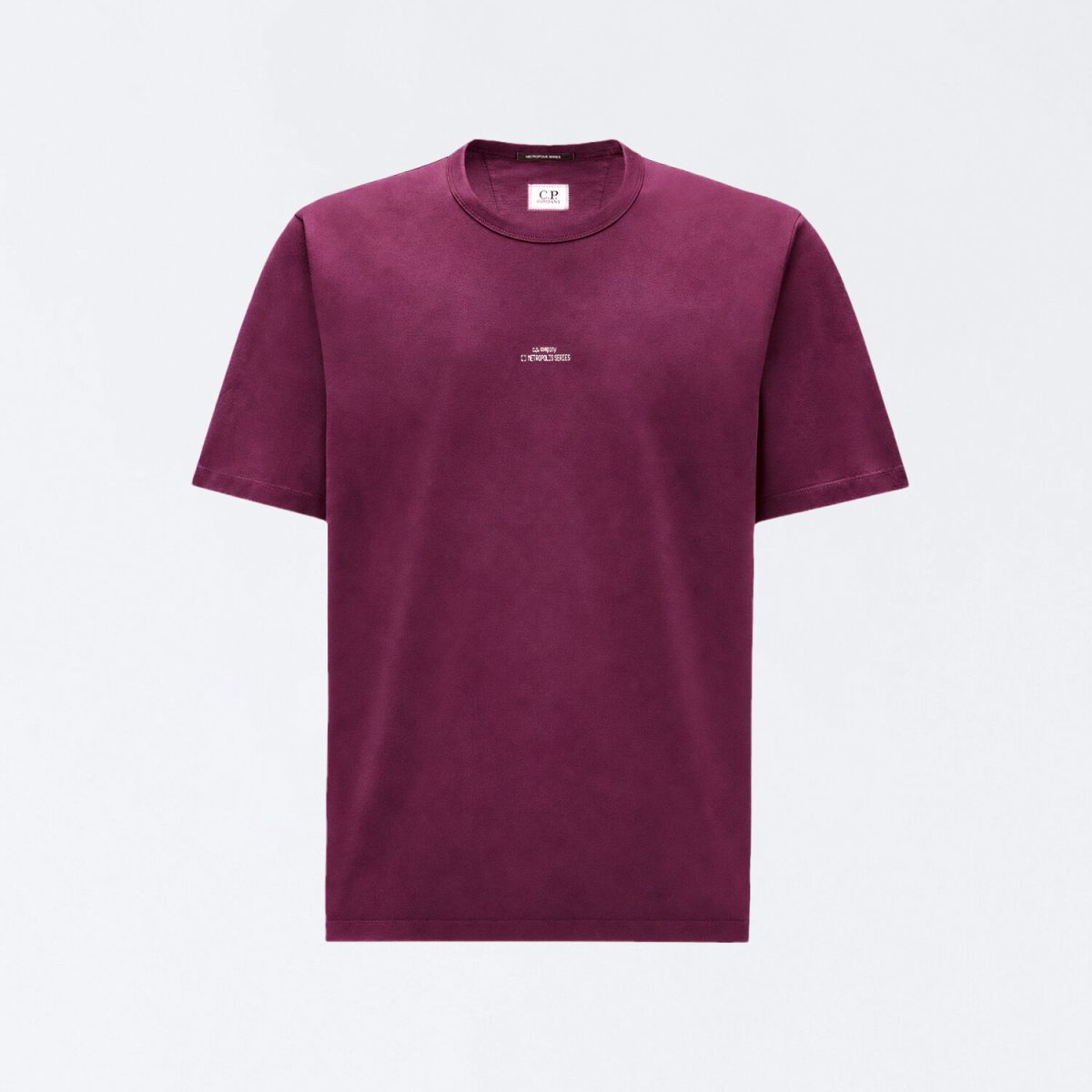C.P. Company Metropolis Series Mercerized Jersey Short Sleeve Crewneck Logo T-Shirt