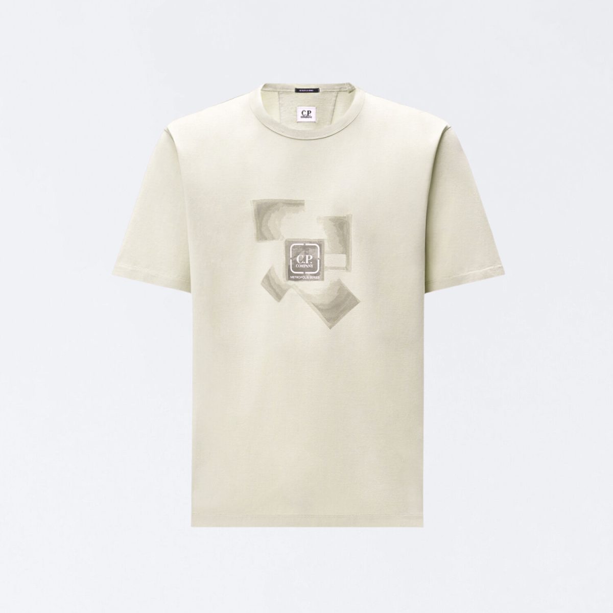 C.P. Company Metropolis Series Mercerized Jersey Short Sleeve Crewneck Chest Graphic T-Shirt